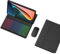 HLTOOP Tastatur Hülle für Lenovo Tab P11 (TB-J606) / P11 Plus 11 Zoll 2021 (TB-J616F/TB-J607), 7-Farbige Tastatur Mit Hintergrundbeleuchtung Und Maus, Weiche TPU-Rückseite,Schwarz