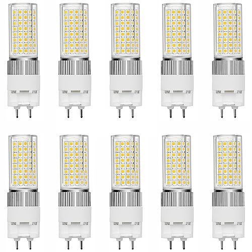 iumLeap (Pack of 10) G12 LED Bulb 12 Watt 1200 Lumens G12 Light Source G12 Bi-Pin Base LED Corn Light Bulb (120 Watt Halogen Equivalent) AC 100V-277V, Not-Dimmable(Daylight White 6000k)