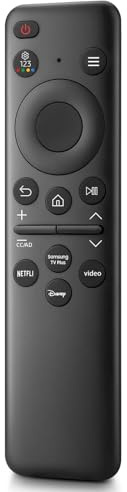 Sostituto per Samsung Smart TV Remote Control Universal Compatibile con tutti i televisori Samsung Frame Curved QLED Crystal UHD (senza controllo vocale)