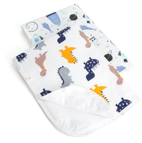 GZRXIOUS Lot de 2 matelas à langer pour bébé - 70 x 50 cm - 3 couches