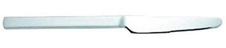 Alessi 4180/6 Dry Couteau à dessert en Acier Aisi 420 Brillant à Manche Satiné, Set de 6 Pièces
