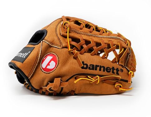 SL-115 RH braun Baseball Handschuh, Schweinsleder, Infield/Outfield 11,5 (für Linkshänder, Wird an der rechten Hand getragen)