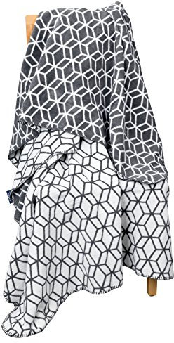 Moon 3D Luxus Kuscheldecke Wolldecke 150x200-anthrazit