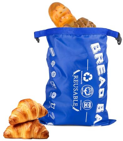Sac À Pain,Sac a Pain Longue Conservation,Conservation Pain,Sac À Pain Lavable Stockage du Pain À L'Épreuve de l'eau Toast Légumes Fruits,Pour le Stockage des Emballages de Pâtisserie À la Maison