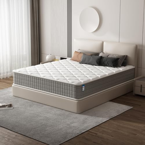 TEENO Materasso 160x190x30 cm, Doppia Faccia, Materasso matrimoniale ergonomico a 7 zone di media rigidità 160 x 190, Sollievo Pressione e Traspirante, Ipoallergenico e Antiacaro