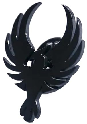 Tangula Phoenix Broche Acier Inoxydable Hommes Bijoux Design Classique, Klein, Métal non précieux