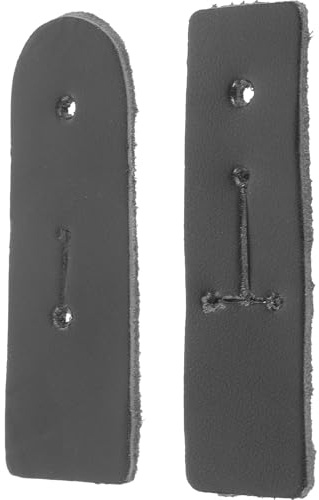 BETOOKY Correa para Cuello de Saxofón y Clarinete Protección Segura y Fácil de Llevar de Pu Negro Pestaña Cómoda Pulgar 2 Piezas para Uso al Aire Libre