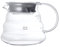 ITODA Glass Coffee Pot Tea Kettle with Airtight Lid, 600ml/22 Fl Oz, Modern, Clear Glass Drink Server, Carafe