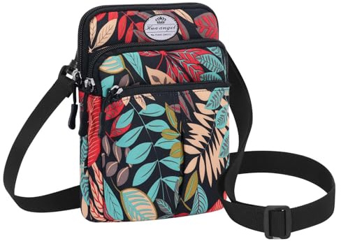 HUA ANGEL Sac Banane Chic Sac de Taille de Voyage Sac Ceinture Pour Téléphone Unisexe Léger Multicolore Mini Sac Bandouliere Avec Sangle Interchangeable Pour Homme Femme Jogging Vélo Sport