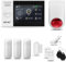 HUXGO® HXA007 Alarmanlage Haus WiFi + GSM mit Funk Sirene | Tuya Smartlife App | Alarm System mit Fenstersensor, 3X Bewegungssensor | Alarmanlage Wohnung, Garage | Smart Home Security
