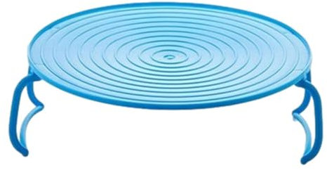 Plateau pliable pour micro-ondes – de four commutable, support de four résistant à la chaleur, support d'assiettes à micro-ondes en ABS | de four à micro-ondes à deux couches pour tables