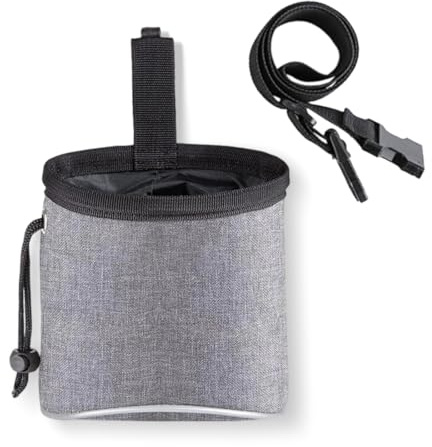 Sac à Friandises pour Chien, Pochettes à friandises pour Le Dressage des Animaux de Compagnie, avec Distributeur de Sacs à Déjections Canines