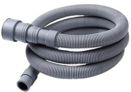 Mikinona Tubo Prolunga Scarico Lavatrice Metri Flessibile e Resistente Compatibile con Vari Modelli per Cucina Bagno Lavanderia Drenaggio Efficiente Pieghe