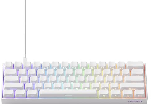 MONSGEEK FUN60 Pro HE Tastiera Gaming Rapid Trigger 16K Cablata