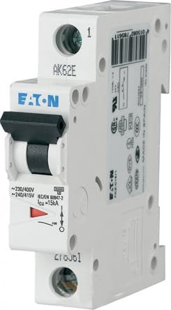 Eaton 278666 Interruttore di Circuito, Interruttore Differenziale, 4 a, 1p + n, C-Char