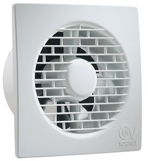 Vortice 11139 Punto Filo MF 100/4 T-HTCS Small Room Fan Moisture Control 85 m3/h Air Performance