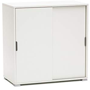 MeMi Me204BIA ante scorrevoli. Scarpiera.mobiletto . Gia' montato ,Legno, Bianco, 38x75x85 cm