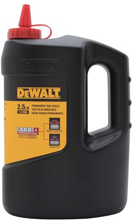 DEWALT 2.5 lbs Chalk - Red Permanent (DWHT72716)