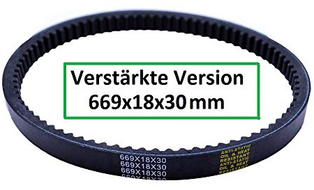 Antriebsriemen Zahnriemen Keilriemen Baotian Rex 4Takt RS 450 GY6 669x18x30