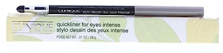 Clinique Quickliner for Eyes Intense Eyeliner Pencil | Water Resistant, Smudge Resistant + Safe For Sensitive Eyes, Intense Charcoal