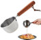 2 PCS Mini Butter Melting Pot, 150ML Stainless Steel Milk Warmer with Wooden Handle, Universal for Chocolate, Butter, Cheese, Caramel and Candy