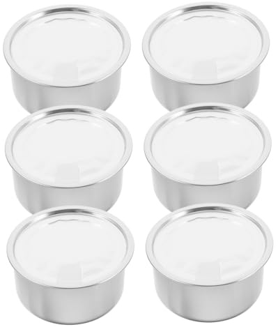 Alipis 6piezas Latas De Comida Vacías Contenedores De Comida Para Gatos Vacíos Latas De Golosinas Rellenables De Postre Lata Vacía Lata De Comida Vacía Botes Para Chuches