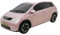 XIYUEYING Modèle de Voiture for BYD Dolphin Mini Yuan Song L, processus de Moulage sous Pression, réplique de Collection de Jouets for Adultes, 1 64(Rose)