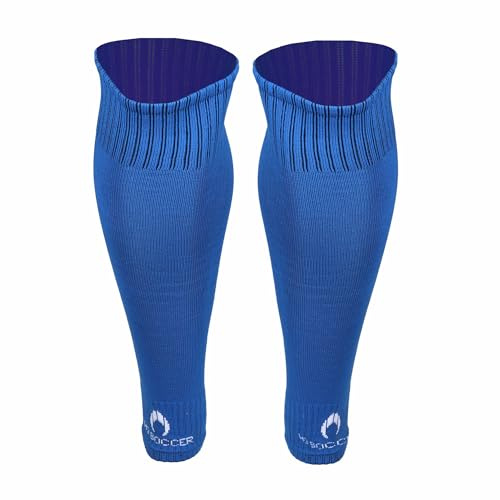 HO Soccer Media Tubular Azul Sin Pie, Unixex, Adulto, L (43-46)