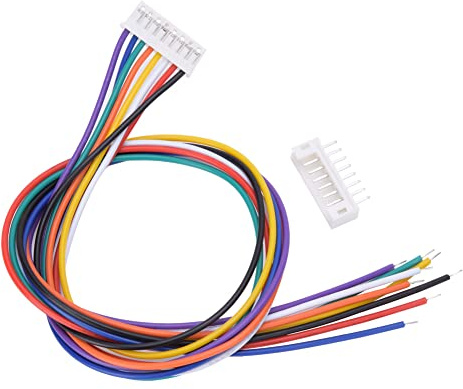ZDETGU 10 Juegos JST PH 2,0 Mm Conector Macho Hembra de 8 Pines Cable de Alambre de 30 Cm para Conexiones Eléctricas Confiables