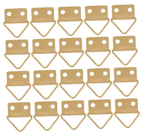 MAGICLULU Crochets Suspendre pour Cadres Photo 150 Pièces Anneaux Solides pour Fixation Tableaux à L'Huile Support Mural Bois