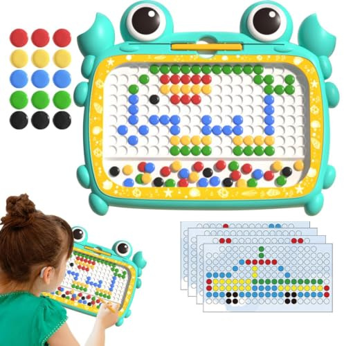 Tabla de garabatos de dibujo magnético Tabla para cangrejo con bolígrafo