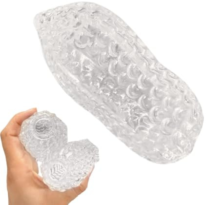 Krama Leksaker Mjuk Ickeklibbig Elastisk Genomskinlig Jordnöt