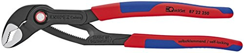 Draper 53953 KNIPEX Cobra QuickSet Bomba de agua alicates, multicolor, 250 mm