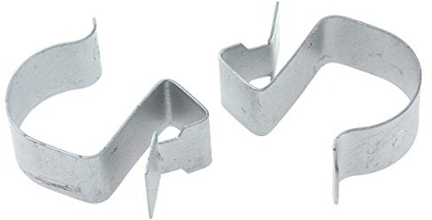 RS PRO Stahl Kabel-Kantenklemmen, für Flanschstärken von 8 → 12 mm, Packung a 25 Stück