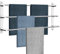 Handtuchstange Gross 80cm Ohne Bohren/Lochstanzen Doppelzweck 304 Edelstahl,Handtuchhalter Wandregal,Handtuchregal Wandmontage, Wand Badetuchhalter 3-Stöckig Badetuchstange für Badzimmer und Küche