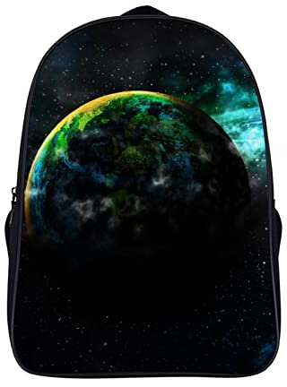 Fashion Schultasche Planet Jungen Mädchen Schultasche Kinder Schultasche Fashion Casual Rucksack Unisex (40x28x16cm) Coole 3D Schultasche