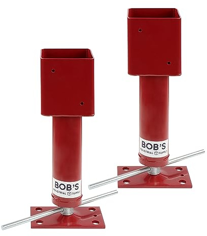 BISupply Screw Jack Post 2 Pack - Temporary House Jacks for Leveling 4x4 Crawlspace Basement Shore Beams