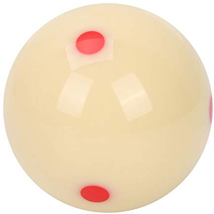 2,25-Zoll-Harz-Billard-Trainingsball, Weißer Red Dot Snooker-Ball, Trainingsball, für Erwachsene und Kinder