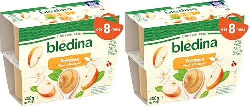 Blédina - Coupelles Pommes Fleur d'Oranger