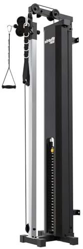 VirtuFit PL100 Single Pulley Station – Kabelzugstation für Krafttraining – 75 kg Gewichtsstapel – Höhenverstellbar – Robuste Stahlkonstruktion