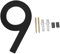 Sewroro Visual Durable House Numbers Weatherproof Plaque for Mailbox Door Apartment and Business Versatile Installation Options for Indoor Outdoor Use