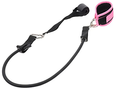 Mikikit 1 pieza Banda de para Tobillo de Taekwondo Correa de Resistencia para Entrenamiento Deportivo Soporte de Diseño Portátil y Duradero para Ejercicio y Gimnasio Juego de Rosa