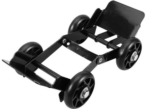 ibasenice Herramienta Rodillo para Neumáticos Pinchados Resistente Carro Móvil para Mover Ruedas de Motocicleta y Triciclo Eléctrico Soporta Cargas Pesadas y Facilita Maniobras Seguras