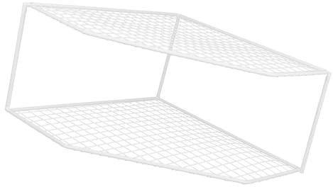 Parliky Porta Pentole Organizer Multifunzione in Ferro a Due Livelli Pentole da Cucina Bianco Leggero e Portatile per Riporre e Accessori in Casa