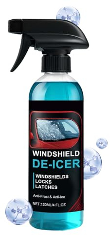 Générique Spray de Déneigement pour Voiture,120ml Protection pour Vitres | Antigel Rapid pour Carrosserie | pour Auto Camion Camping-Car Pare-Brise Rétroviseur Portes et Serrures