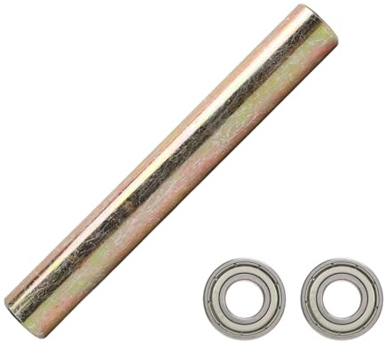 Qqmora Styrlager Bussning Kit Styrlagersats BT200X Styraxel Bussning Set Släta Skärmade Lager Metallkonstruktion med Styraxelrör för BT200X