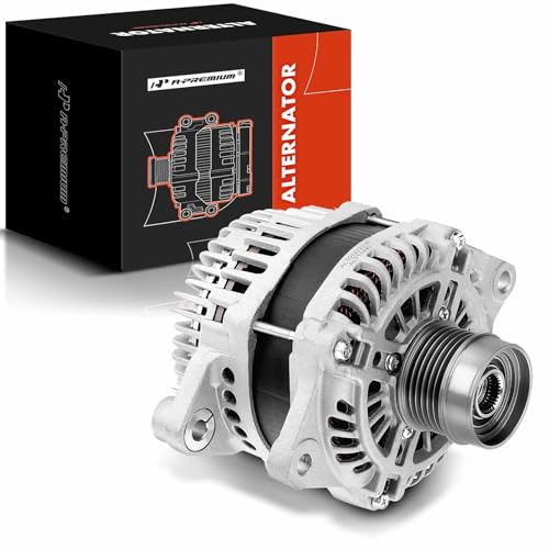 A-Premium Alternator Compatible with Dodge Journey 2009-2020 2.4L, 12V 160A CW 6-Groove Clutch Pulley, Replace# A2TX0281, 4801490AA, 4801490AC, 4801490AD, 04801490AA