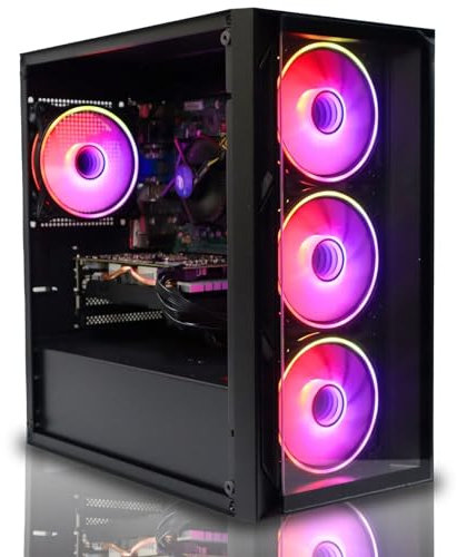 OCHW Luicd RGB Gaming PC, Ryzen 4500 Six Core • RTX 3050 6GB Graphics Card • 32GB 3200MHz DDR4 • 1TB SSD • 600W PSU Bronze Rated • Gaming Case • WIFI • Windows 11 Pro