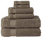 BERIBO Türkisches Handtuch-Set, 100% Baumwolle (Serenity), 620 g/m² (Kaffee)