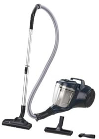 Hoover HP1 Aspirador sin Bolsa Compacto y Potente, Trineo con Cable, Ligero, Filtro EPA, depósito 2L, Accesorios Integrados [HP110HM 011]
